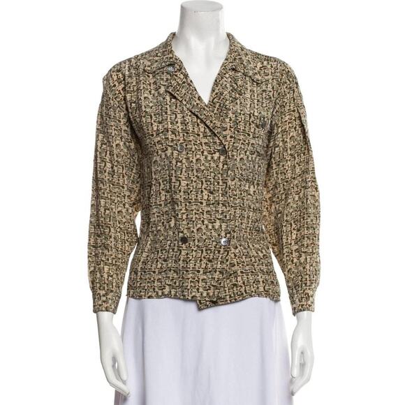 Christian dior vintage silk button - Picture 1 of 5